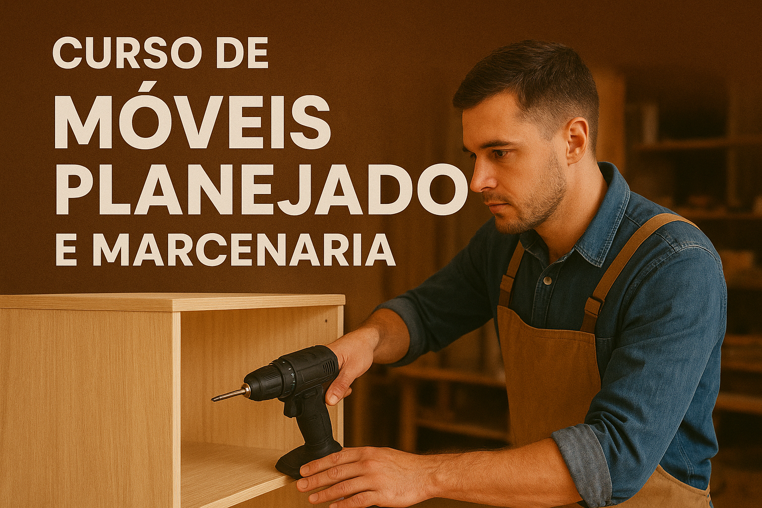 CURSO DE MÓVEIS PLANEJADOS E MARCENARIA